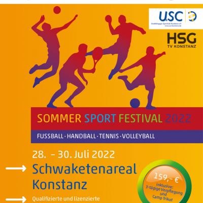 Sommer Sport Festival vom 28. bis 30. Juli in Konstanz